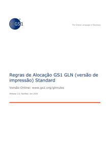 Regras de Alocação GS1 GLN (versão de impressão) Standard