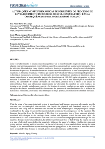 alterações morfofisiológicas decorrentes do processo de