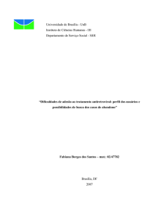 Quando falamos em acompanhamento do serviço de - BDM