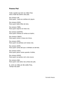 Poema Pial - Casa Fernando Pessoa