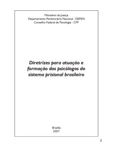 Diretrizes para atuação e formação dos psicólogos do sistema