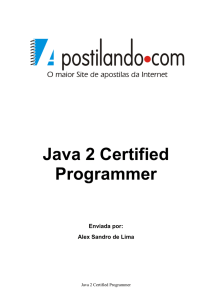 Java 2 Certified Programmer