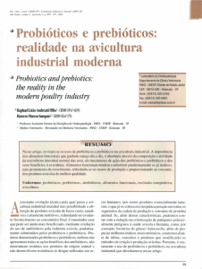 Probióticos e prebióticos: realidade na avicultura industrial moderna