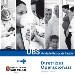 Diretries Operacionais UBS - Unidade Básica de Saúde - PUC-SP