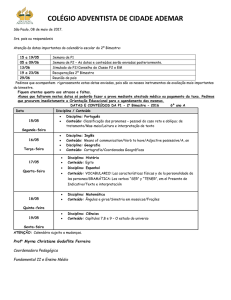 COLÉGIO ADVENTISTA DE CIDADE ADEMAR