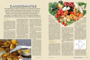 carboidratos - Alimentos Processados