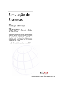 Simulação de Sistemas - SimuCAD