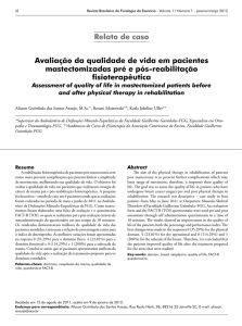 relato de caso avaliação da qualidade de vida em pacientes