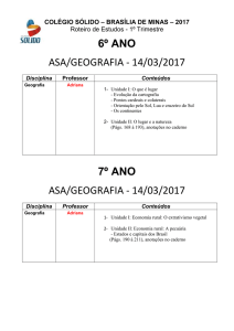 ASA I - Geografia (14/03/2017)