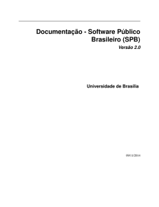 Documentação - Software Público Brasileiro (SPB)
