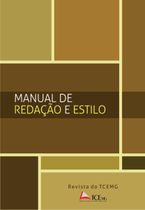 Manual de Redação e Estilo