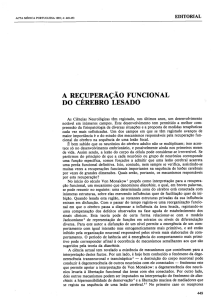 A REcuPERAçA0 FUNCIONAL DO CEREBRO LESADO