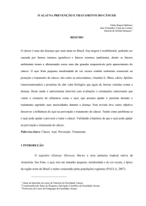 o açaí na prevenção e tratamento do câncer