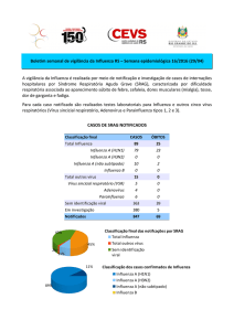 Boletim semanal de vigilância da Influenza RS – Semana