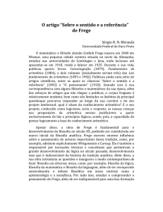 O artigo “Sobre o sentido e a referência” de Frege