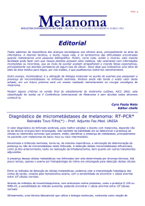 Editorial - Grupo Brasileiro de Melanoma