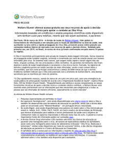 PRESS RELEASE Wolters Kluwer oferece acesso