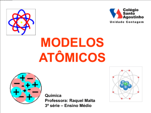 MODELOS ATÔMICOS