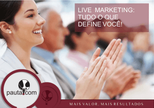 Apresentação Live Marketing