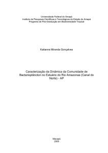 Caracterização da Dinâmica da Comunidade de