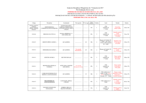 Grade de disciplinas do Semestre em PDF 88KB