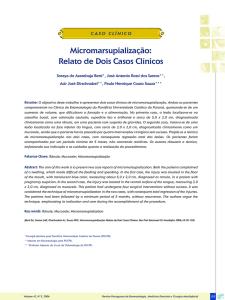 Micromarsupialização: Relato de Dois Casos Clínicos