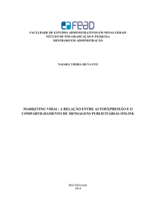 MARKETING VIRAL: a relação entre autoexpressão e o