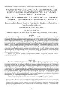 Procedural Variables in Equivalence Classes Research