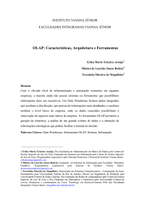 OLAP: Características, Arquitetura e Ferramentas