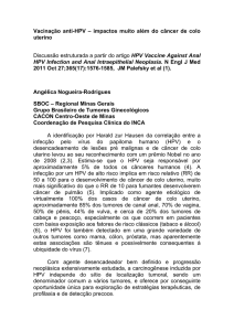 Vacinação anti-HPV – impactos muito além do câncer - SBOC-MG