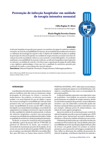 Prevenção de infecção hospitalar em unidade de terapia intensiva