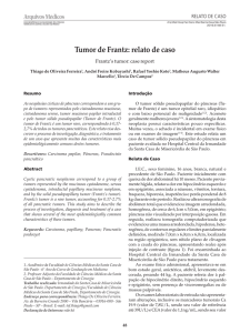 Tumor de Frantz: relato de caso - Faculdade de Ciências Médicas