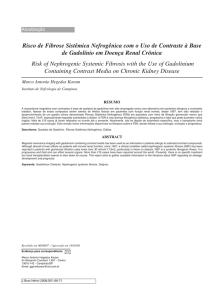 Risco de Fibrose Sistêmica Nefrogênica com o Uso de Contraste à