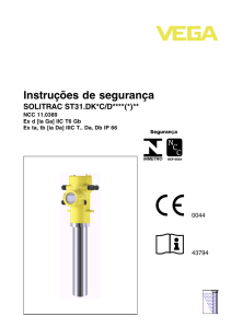 Instruções de segurança