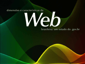 Dimensões e características da Web brasileira: um