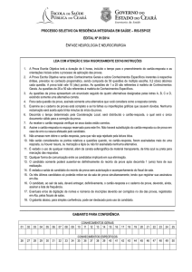 Prova Neurologia e Neurocirurgia