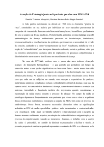 Atuação da Psicologia junto ao/à paciente que vive com HIV/AIDS