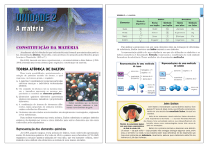 CONSTITUIÇÃO DA MATÉRIA