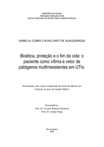 Bioética, proteção e o fim da vida: o paciente como