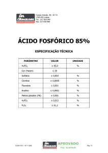 ácido fosfórico 85%