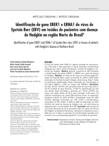 Identificação do gene EBER1 e EBNA1 do vírus de Epstein Barr