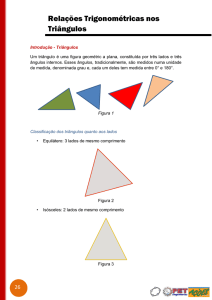 Relações Trigonométricas nos Triângulos