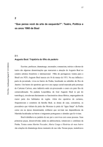 2 “Que pensa você da arte de esquerda?”: Teatro - DBD PUC-Rio