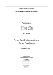 Programa de Filosofia