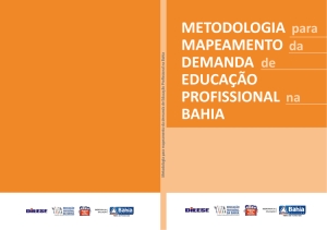 metodologia mapeamento demanda educação profissional