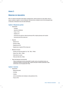 Materiais de laboratório