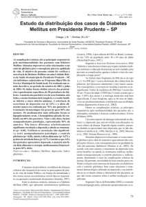 Estudo da distribuição dos casos de Diabetes Mellitus em