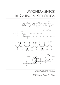 APONTAMENTOS DE QUÍMICA BIOLÓGICA