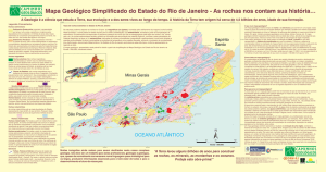 Mapa Geológico Simplificado do Estado do Rio de Janeiro - drm-rj