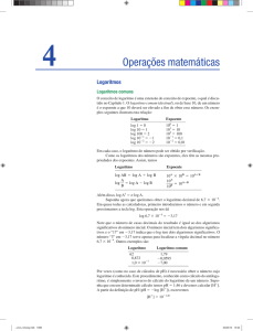 Operações matemáticas